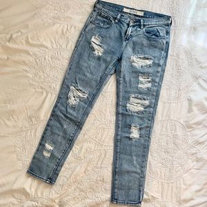 Brandy Melville ripped boyfriend jeans